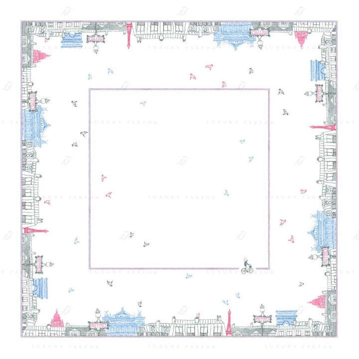 Скатерть 170х170см коллекции Ca C'est Paris! бренда Gien