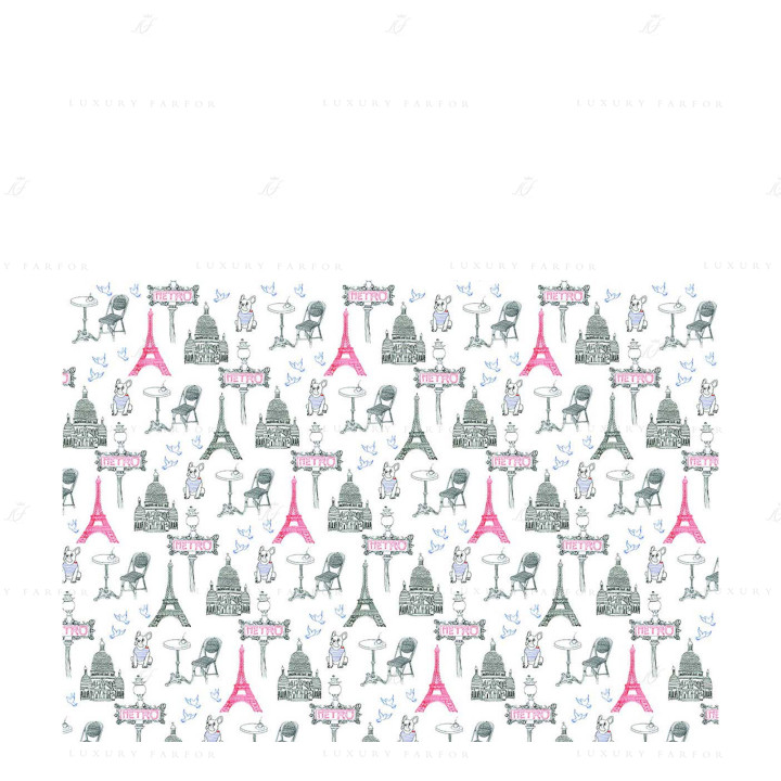 Бегунок для стола 36х51см, 2шт. коллекции Ca C'est Paris! бренда Gien