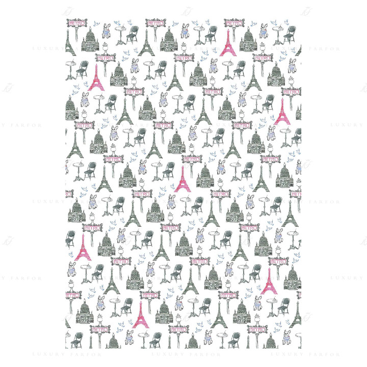 Полотенце кухонное 50х70см, 2шт. коллекции Ca C'est Paris! бренда Gien