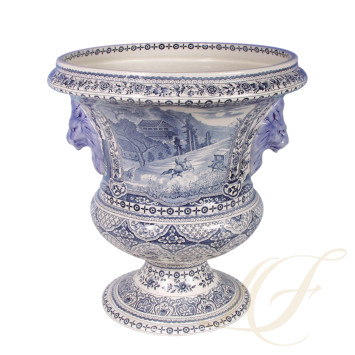 Ваза 41см коллекции Cavalier Bleu (Лимитированная серия на 500 пред.) бренда Gien