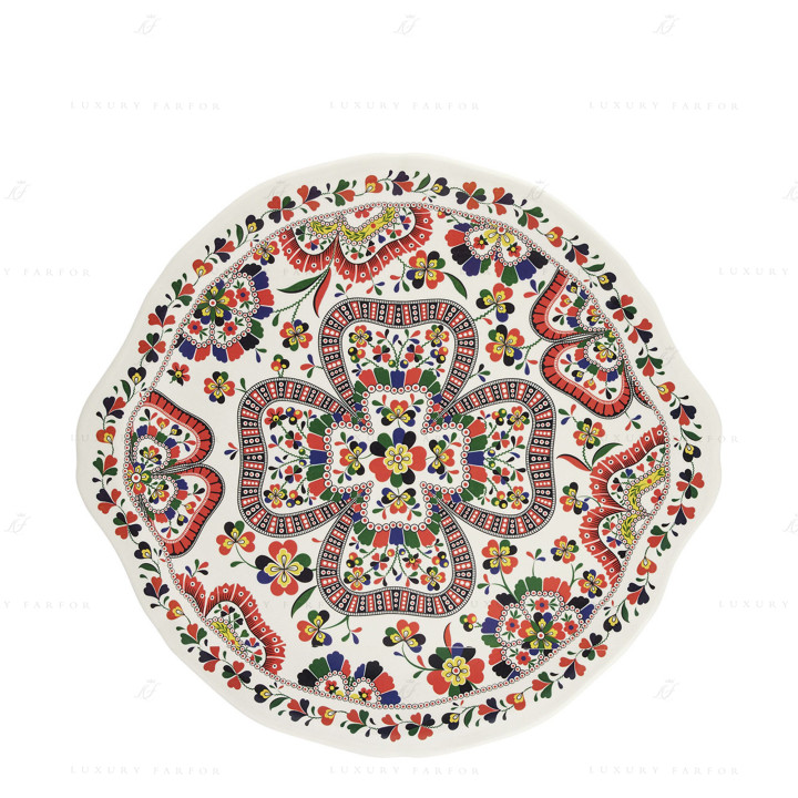 Блюдо для пирога круглое 34см коллекции Chance Folle бренда Gien