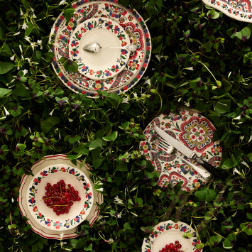 Блюдо для пирога круглое 34см коллекции Chance Folle бренда Gien