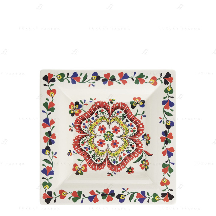 Чаша квадратная 22см коллекции Chance Folle бренда Gien