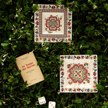 Чаша квадратная 17см коллекции Chance Folle бренда Gien