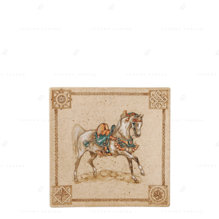 Чаша квадратная 17см коллекции Chevaux Du Vent бренда Gien