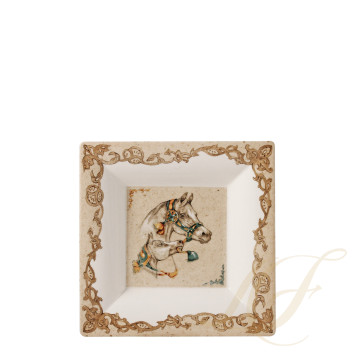 Чаша квадратная 17см коллекции Chevaux Du Vent бренда Gien