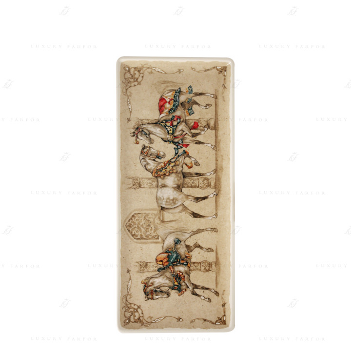 Блюдо для пирога 36х15,5см коллекции Chevaux Du Vent бренда Gien