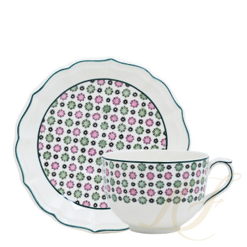 Чашка с блюдцем 0,5л коллекции Dominote бренда Gien