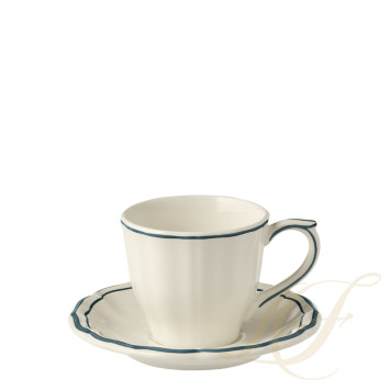 Чашка чайная с блюдцем 0,175л, 2шт. коллекции Filet Acapulco бренда Gien