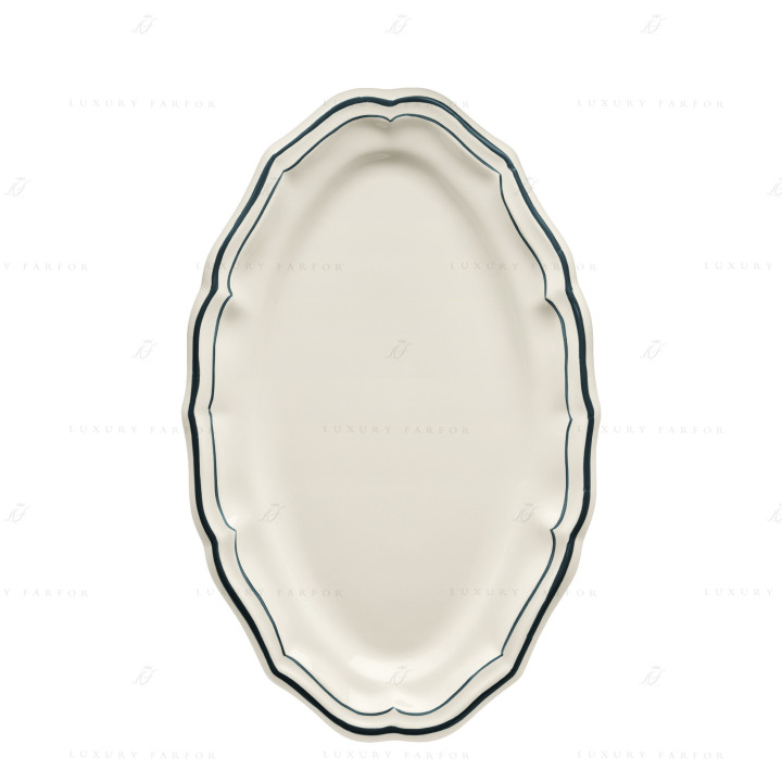 Блюдо овальное 41см коллекции Filet Acapulco бренда Gien