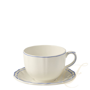 Чашка с блюдцем 0,5л коллекции Filet Bleu бренда Gien
