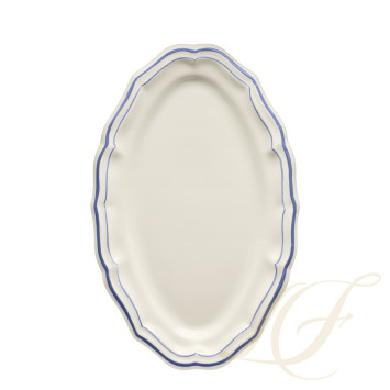 Блюдо овальное 41см коллекции Filet Bleu бренда Gien