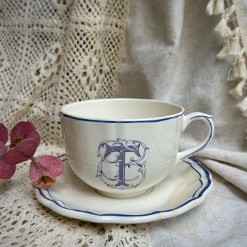 Коллекция Filet Bleu Monogramme бренда Gien