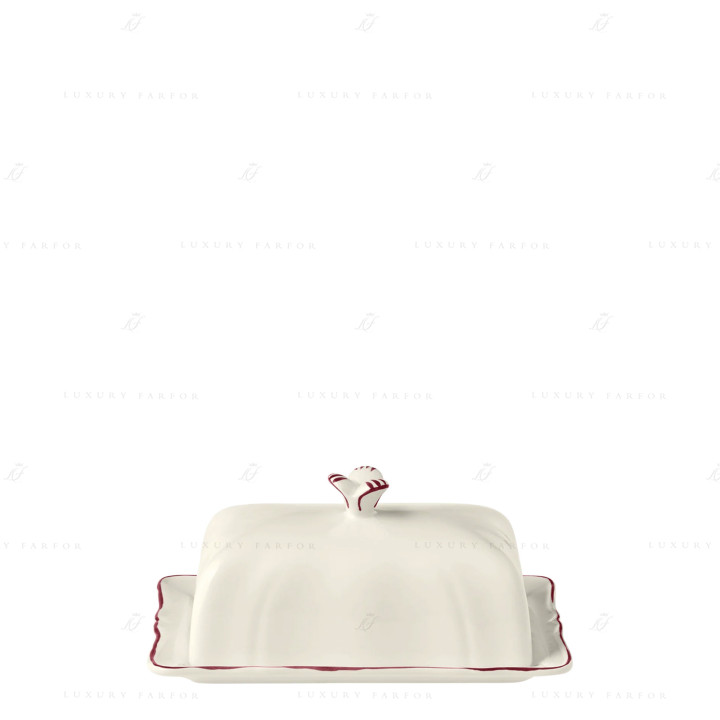 Масленка 17,8х13,5см коллекции Filet Bordeaux бренда Gien
