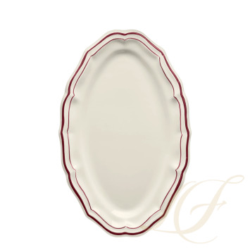 Блюдо овальное 41см коллекции Filet Bordeaux бренда Gien