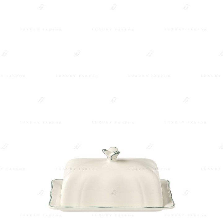 Масленка 17,8х13,5см коллекции Filet Céladon бренда Gien