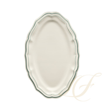 Блюдо овальное 41см коллекции Filet Céladon бренда Gien