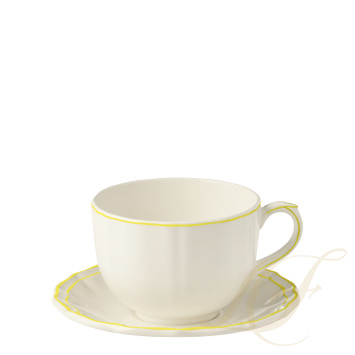 Чашка с блюдцем 0,5л коллекции Filet Citron бренда Gien