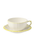 Чашка для завтрака с блюдцем 0,3л, 2шт. коллекции Filet Citron бренда Gien