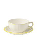 Чашка для завтрака с блюдцем 0,3л, 2шт.