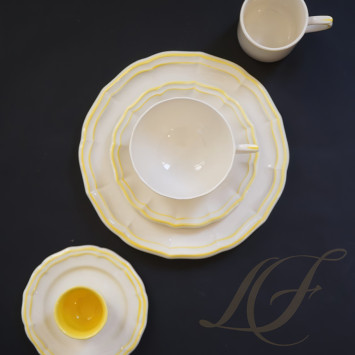 Чашка для завтрака с блюдцем 0,3л, 2шт. коллекции Filet Citron бренда Gien