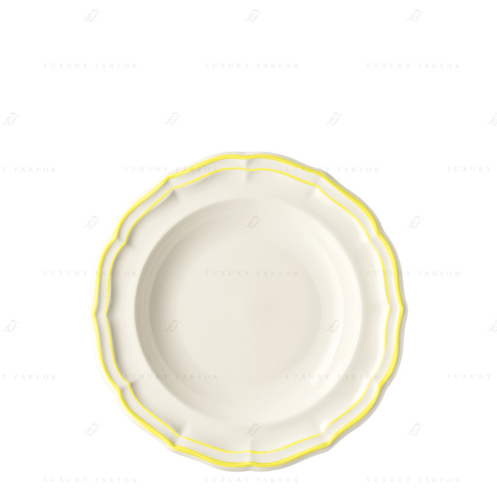 Тарелка глубокая 22,5см коллекции Filet Citron бренда Gien