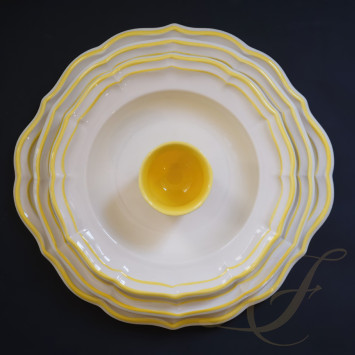 Тарелка главная 26см коллекции Filet Citron бренда Gien