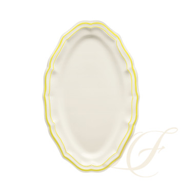 Блюдо овальное 41см коллекции Filet Citron бренда Gien