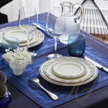 Тарелка главная 26см коллекции Filet Cobalt бренда Gien