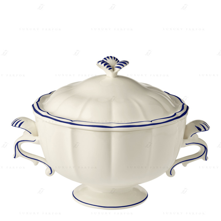 Супница 3л коллекции Filet Cobalt бренда Gien