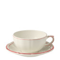 Чашка для завтрака с блюдцем 0,3л, 2шт. коллекции Filet Corail бренда Gien