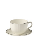 Чашка с блюдцем 0,5л коллекции Filet Manganese бренда Gien