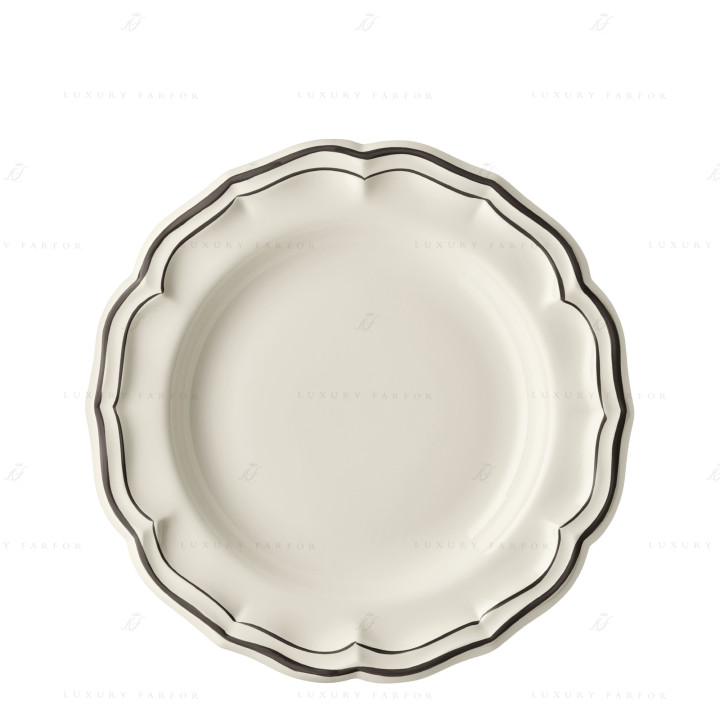 Блюдо круглое 31см коллекции Filet Manganese бренда Gien