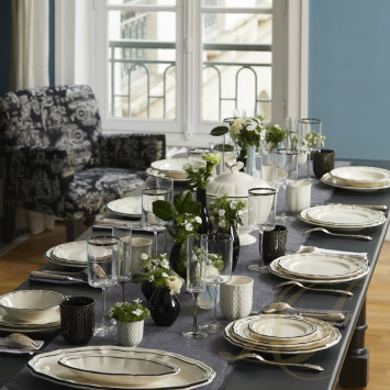 Тарелка для гарнира 26,5см коллекции Filet Manganese бренда Gien