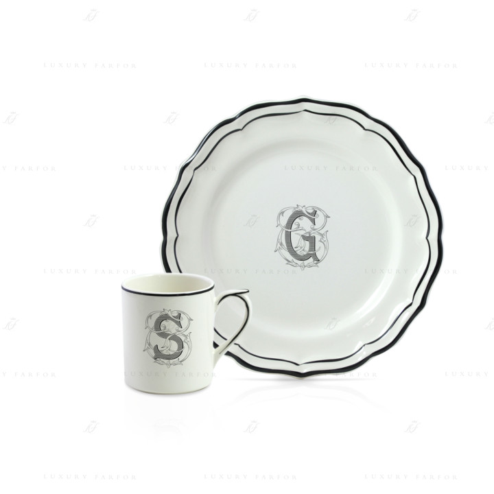 Коллекция Filet Manganese Monogramme бренда Gien