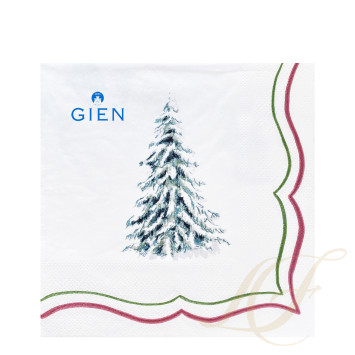 Салфетки 33х33см, 20шт., 12 упаковок коллекции Filet Noel бренда Gien