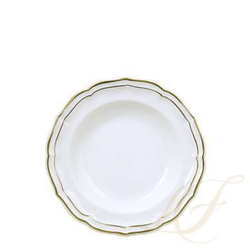 Тарелка глубокая 23,2см коллекции Filet Or бренда Gien
