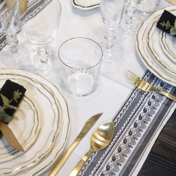 Тарелка глубокая 23,2см коллекции Filet Or бренда Gien