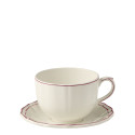 Чашка с блюдцем 0,5л коллекции Filet Pivoines бренда Gien