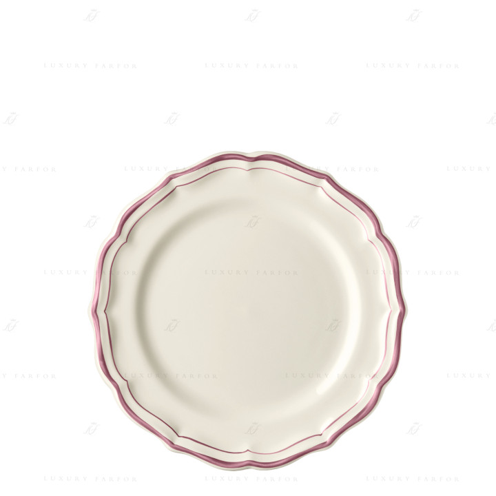 Тарелка закусочная 23,2см коллекции Filet Pivoines бренда Gien