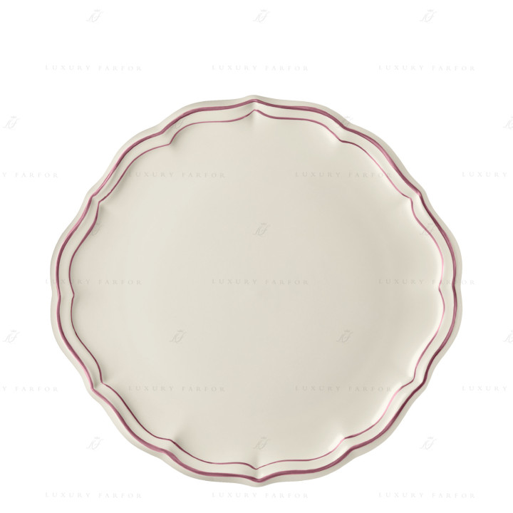 Блюдо для пирога круглое 32см коллекции Filet Pivoines бренда Gien
