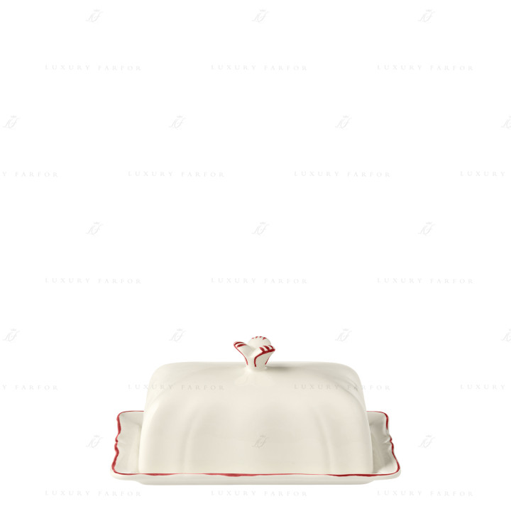 Масленка 17,8х13,5см коллекции Filet Rouge бренда Gien