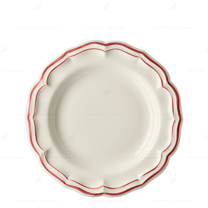 Блюдо круглое 31см коллекции Filet Rouge бренда Gien