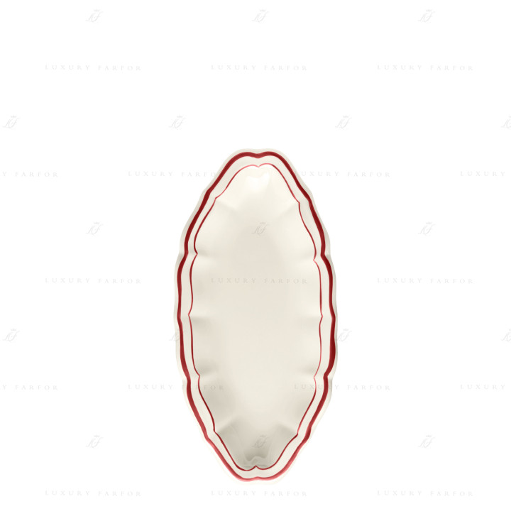 Тарелка для гарнира 26,5см коллекции Filet Rouge бренда Gien