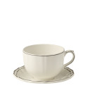 Чашка с блюдцем 0,5л коллекции Filet Taupe бренда Gien