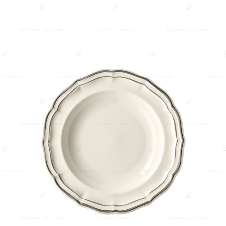 Тарелка глубокая 22,5см коллекции Filet Taupe бренда Gien