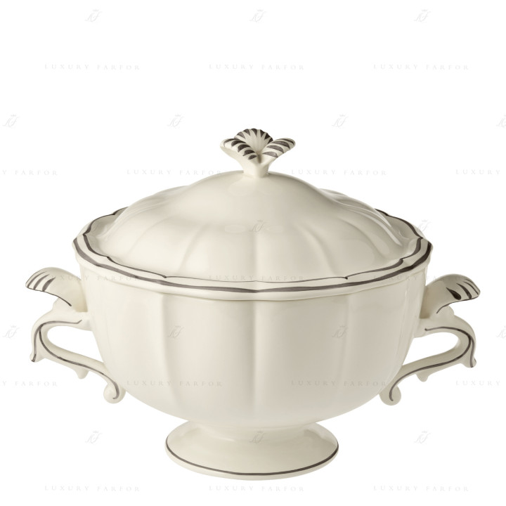 Супница 3л коллекции Filet Taupe бренда Gien