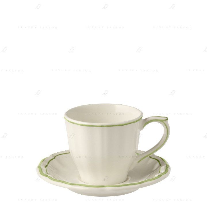Чашка чайная с блюдцем 0,175л, 2шт. коллекции Filet Vert бренда Gien