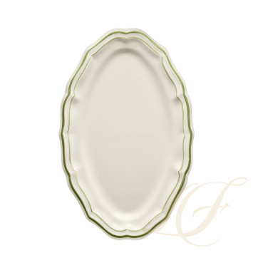 Блюдо овальное 41см коллекции Filet Vert бренда Gien