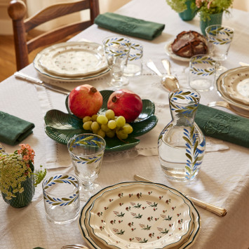 Тарелка закусочная 23,2см коллекции Herbier Du Paradis бренда Gien